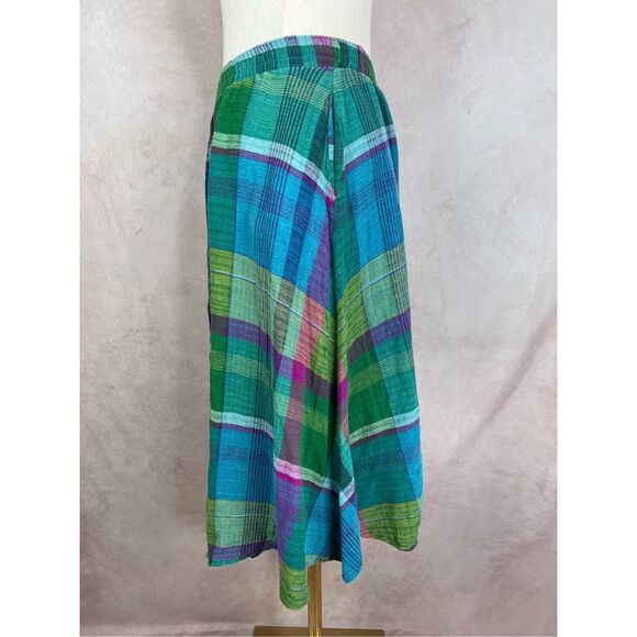 Vintage Button Front Maxi Skirt 90s Plus Size - Picture 2 of 6